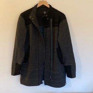 Title nine Wool Blend Zip-up Coat